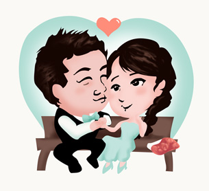 Illustration: Ucup & Erlie Wedding